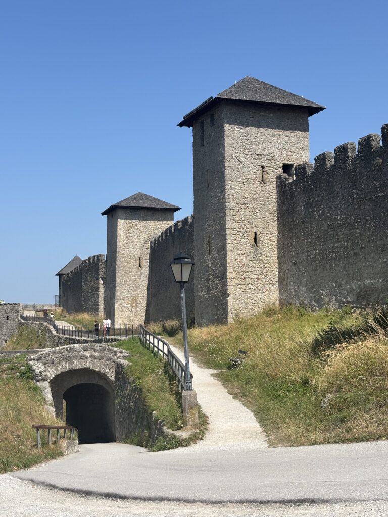 Old Stone Fort - Castle Fortification Walls with a path leading through a stone tunnel.